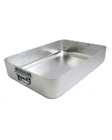 Poêle Professionnelle Rectangulaire en Aluminium avec Poignées Articulées - Ottinetti - 