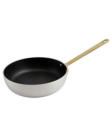 Antihaftbeschichtete Aluminiumpfanne mit 1 Messinggriff – Ottinetti - 