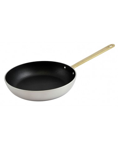 Padella in Alluminio Antiaderente con 1 Manico in Ottone - Ottinetti - 