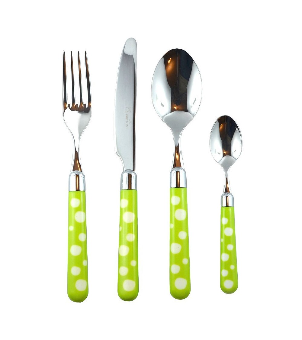 Steel Cutlery with Colored Handle - Naif Snow Pois - Rivadossi Sandro -  - 
