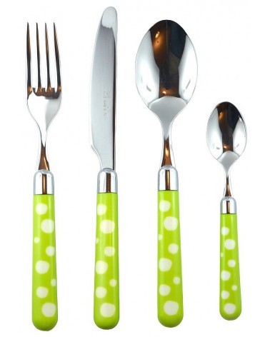 Steel Cutlery with Colored Handle - Naif Snow Pois - Rivadossi Sandro -  - 