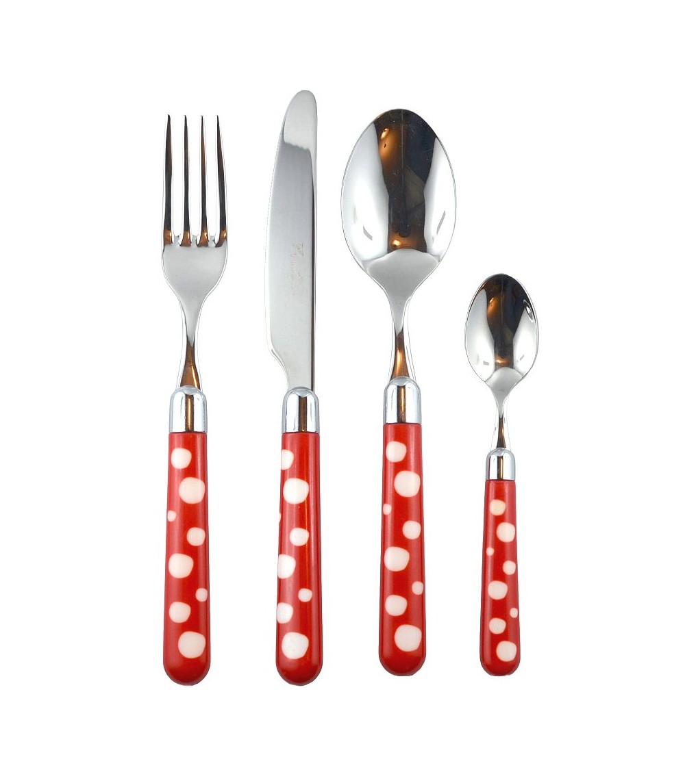 Steel Cutlery with Colored Handle - Naif Snow Pois - Rivadossi Sandro -  - 