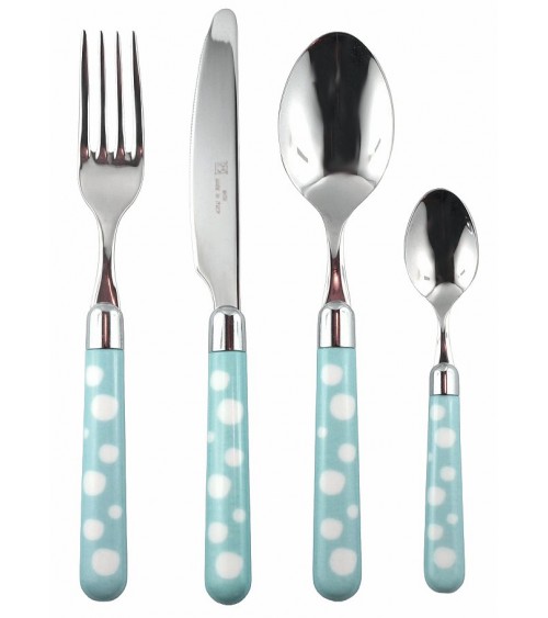 Steel Cutlery with Colored Handle - Naif Snow Pois - Rivadossi Sandro -  - 