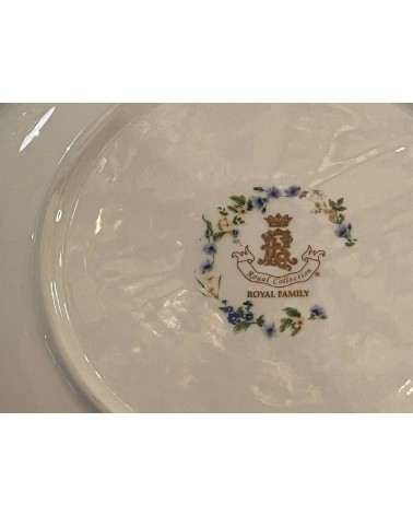 Set mit 6 Dessert-Untertassen "Spring Easter" - Royal Family - 