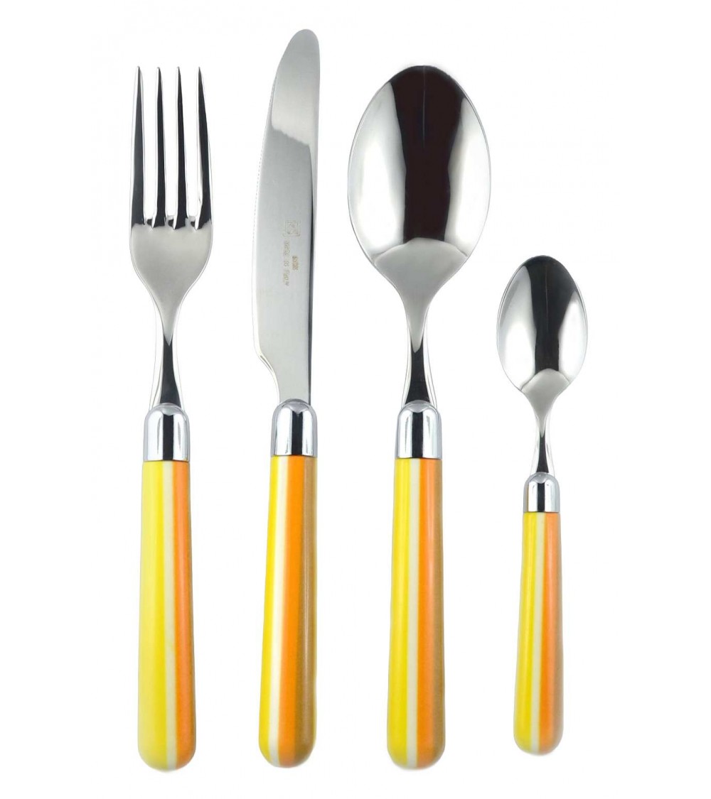 Posate Colorate a Righe - Naif Caramel - Rivadossi Sandro - 