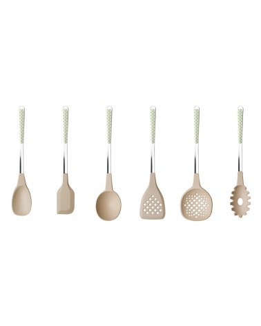 Set mit 6 optischen Küchenutensilien - Neva Cutlery -