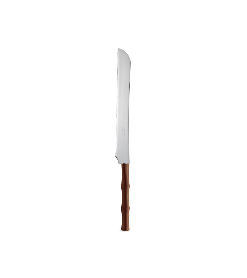 Coltello Torta con Manico effetto Bamboo - Neva Posateria Creativa - 