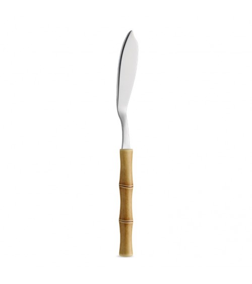 Coltello Pesce con Manico effetto Bamboo - Neva Posateria Creativa - 