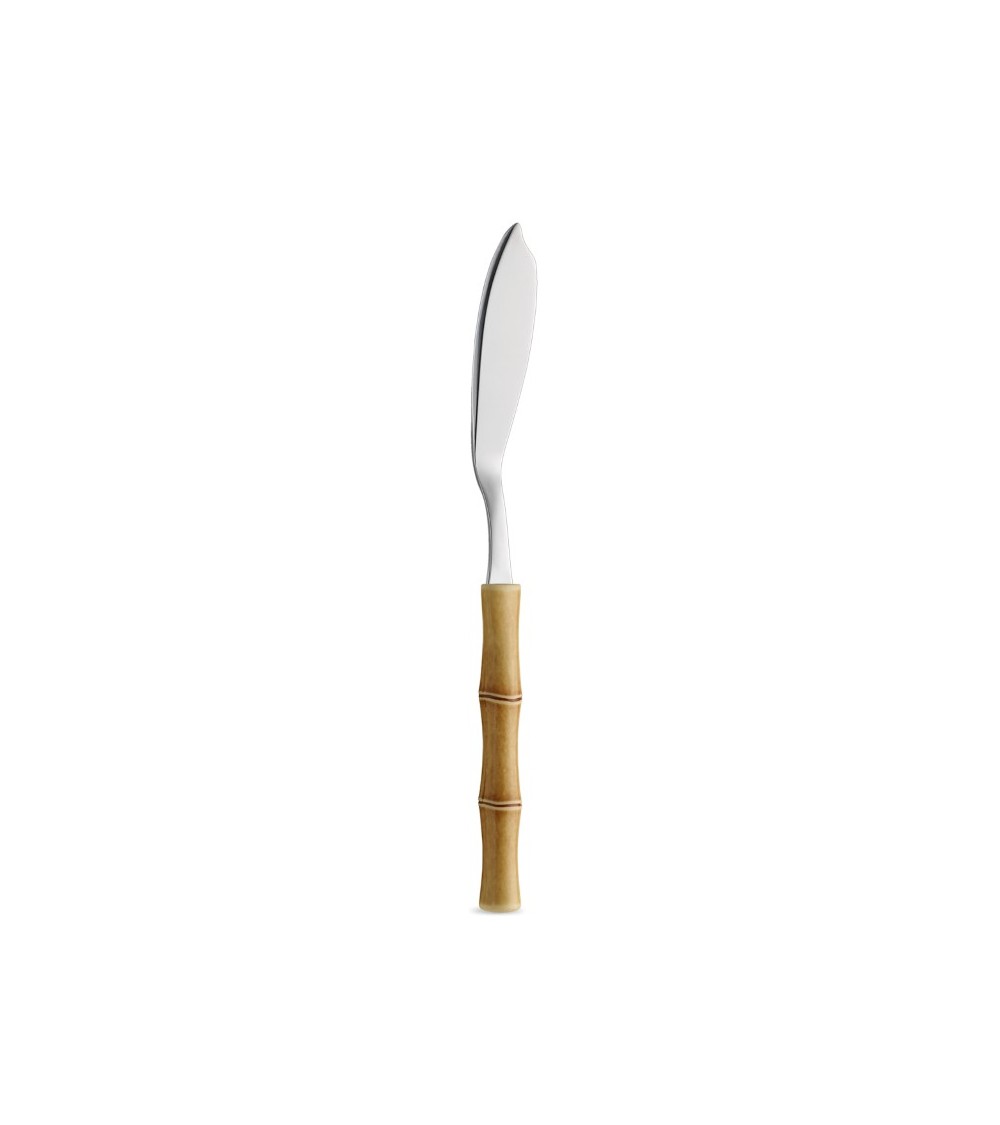 Fischmesser mit Griff in Bambusoptik - Neva Posateria Creativa -