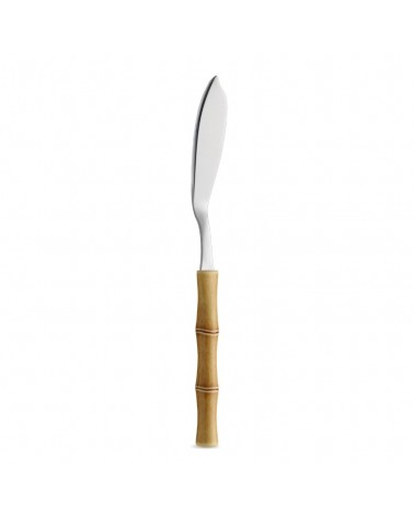 Coltello Pesce con Manico effetto Bamboo - Neva Posateria Creativa - 