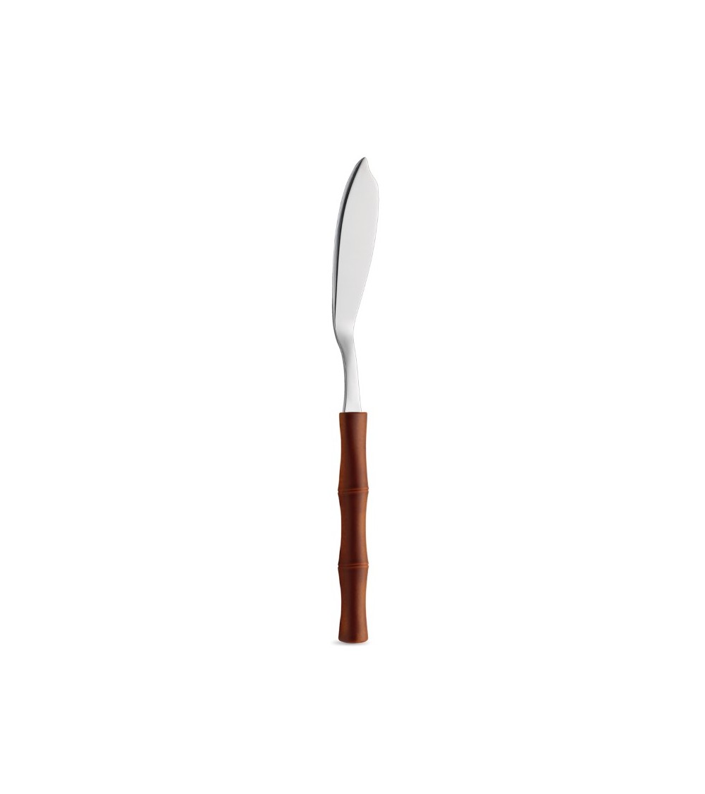 Coltello Pesce con Manico effetto Bamboo - Neva Posateria Creativa - 
