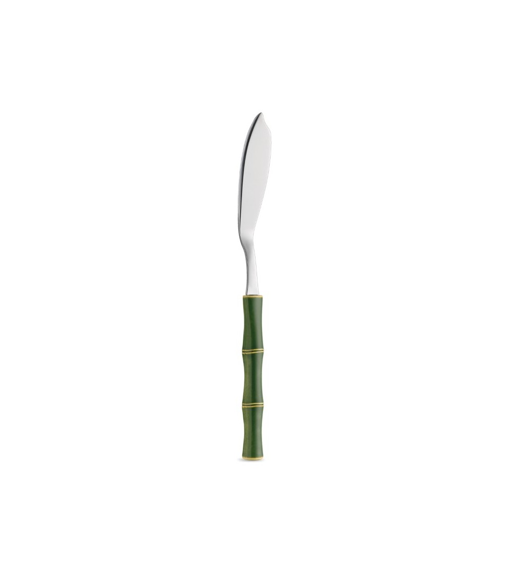 Fischmesser mit Griff in Bambusoptik - Neva Posateria Creativa -