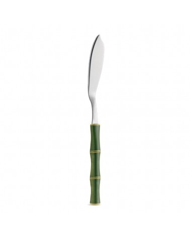 Coltello Pesce con Manico effetto Bamboo - Neva Posateria Creativa - 