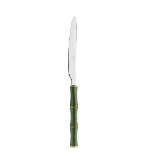 Set 18 Pezzi Posate Frutta Manico effetto Bamboo - Neva Posateria Creativa - 