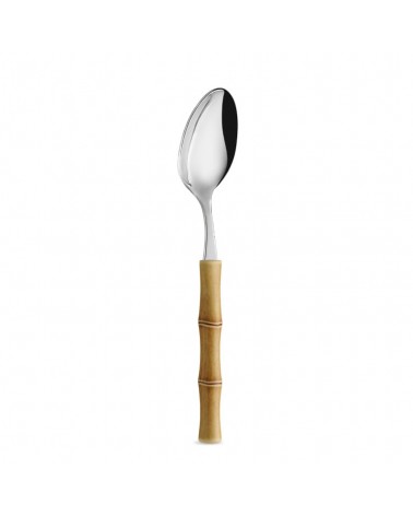 Set 18 Pezzi Posate Frutta Manico effetto Bamboo - Neva Posateria Creativa - 