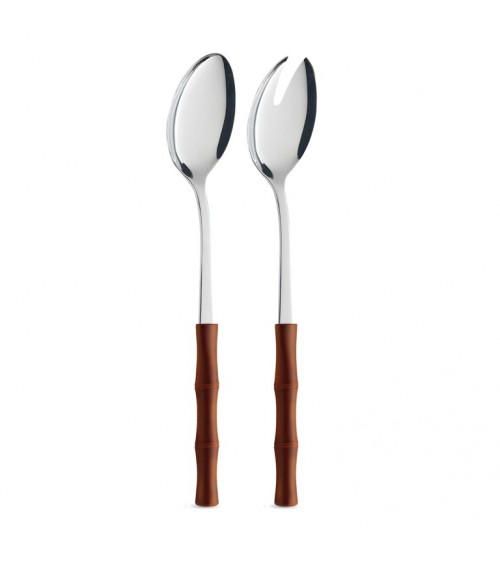 Salatpaar mit Griff in Bambusoptik - Neva Creative Cutlery -