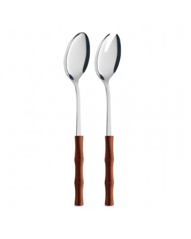 Salatpaar mit Griff in Bambusoptik - Neva Creative Cutlery -