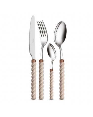 Posate Design Corda Servizio 24 Pezzi - Neva Posateria Creativa -