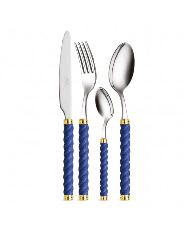 Posate Design Corda Servizio 24 Pezzi - Neva Posateria Creativa - 