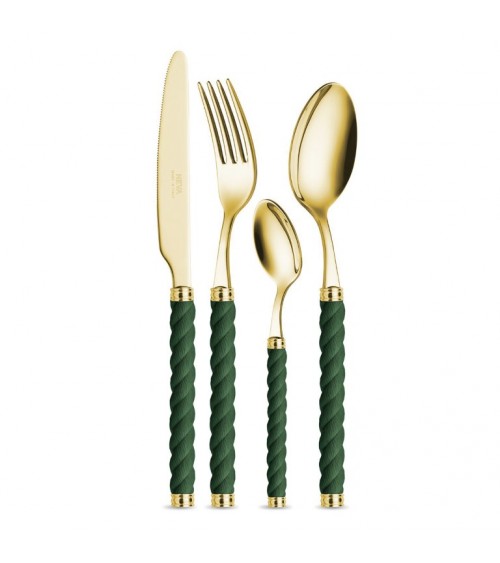 Posate Design Corda Servizio 24 Pezzi - Neva Posateria Creativa - 