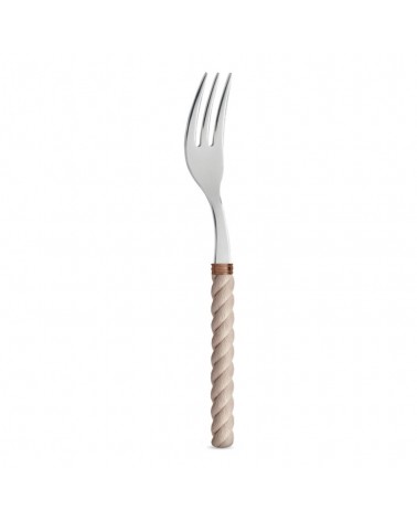 Fourchette sucrée avec manche effet corde - Neva Posateria Creativa - 