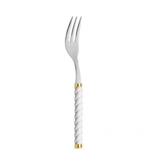 Fourchette sucrée avec manche effet corde - Neva Posateria Creativa - 