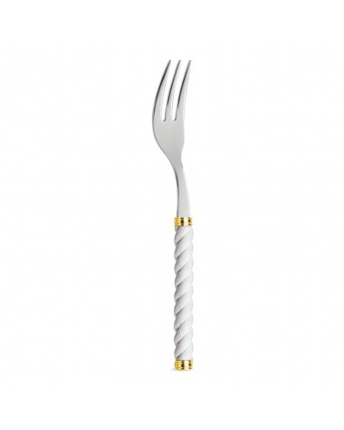 Fourchette sucrée avec manche effet corde - Neva Posateria Creativa - 