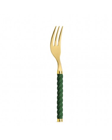 Fourchette sucrée avec manche effet corde - Neva Posateria Creativa - 
