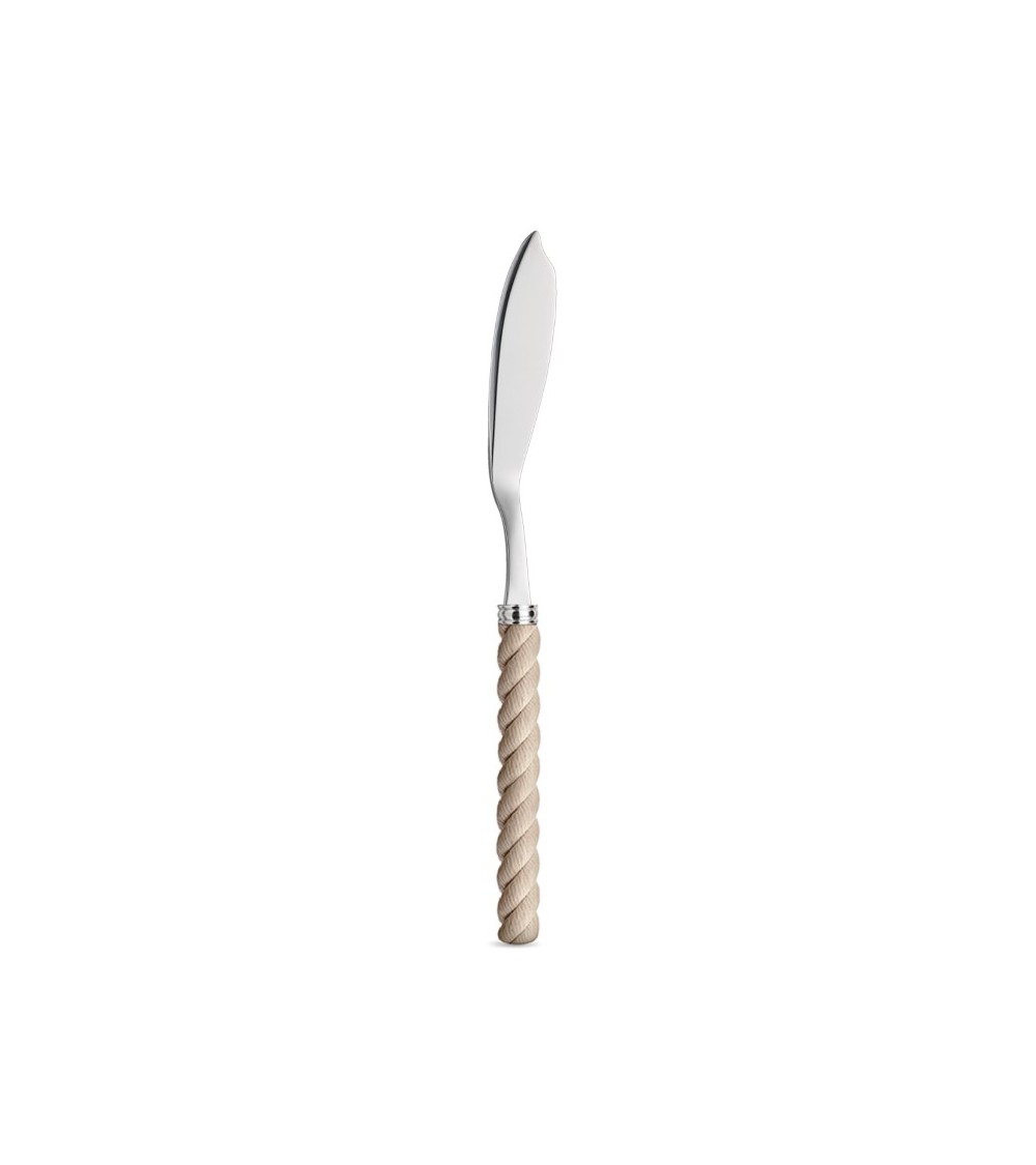 Fischmesser mit Griff in Seiloptik - Neva Posateria Creativa -