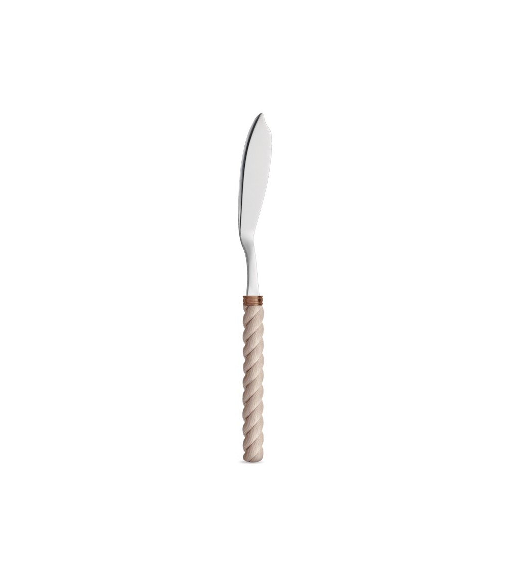 Couteau à poisson avec manche effet corde - Neva Posateria Creativa - 
