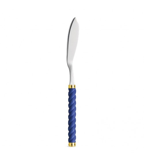 Coltello Pesce con Manico Effetto Corda - Neva Posateria Creativa - 