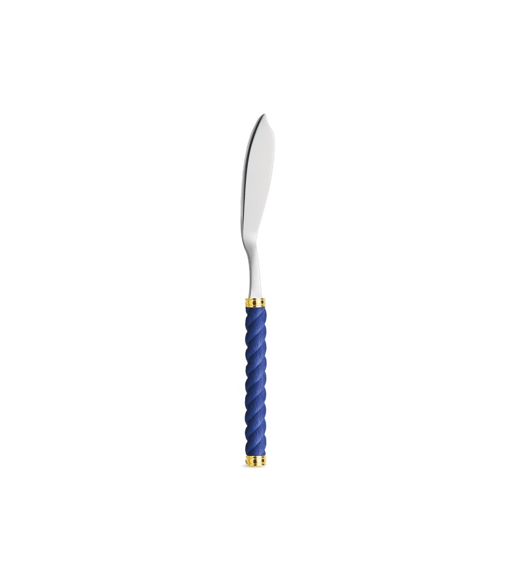 Fischmesser mit Griff in Seiloptik - Neva Posateria Creativa -