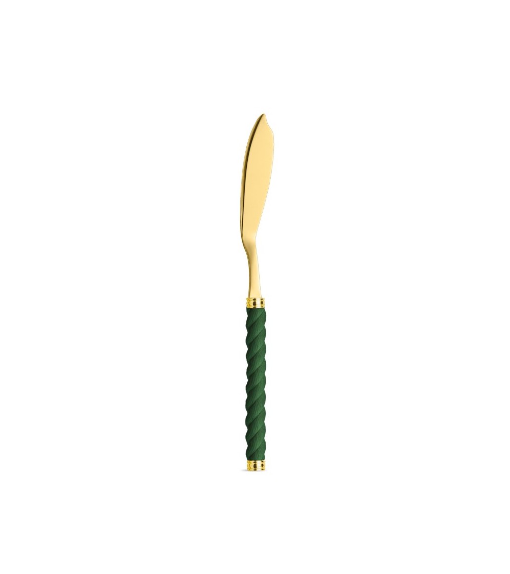 Couteau à poisson avec manche effet corde - Neva Posateria Creativa - 