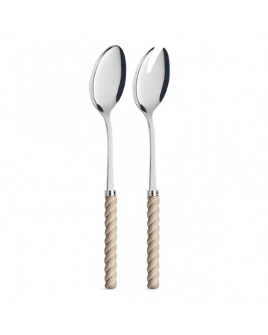 Paire de Salades avec Manche Effet Corde - Couverts Neva Creativa - 