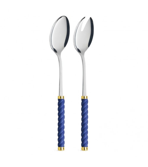 Paire de Salades avec Manche Effet Corde - Couverts Neva Creativa - 