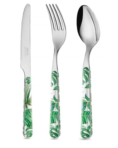 Service à Fruits Feuille de Jungle 18 Pièces - Neva Creative Cutlery - 