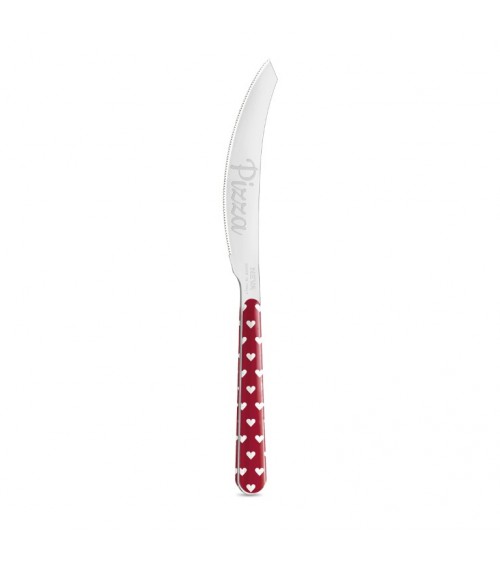 Pizza Knife with Heart Decoration - Neva Posateria Creativa -
