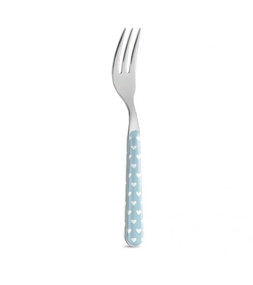 Fourchette sucrée avec décoration coeur - Neva Posateria Creativa -