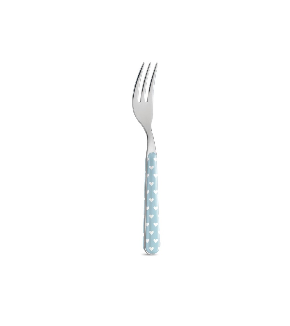 Fourchette sucrée avec décoration coeur - Neva Posateria Creativa -