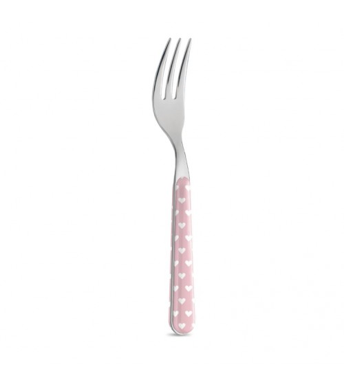 Fourchette sucrée avec décoration coeur - Neva Posateria Creativa -