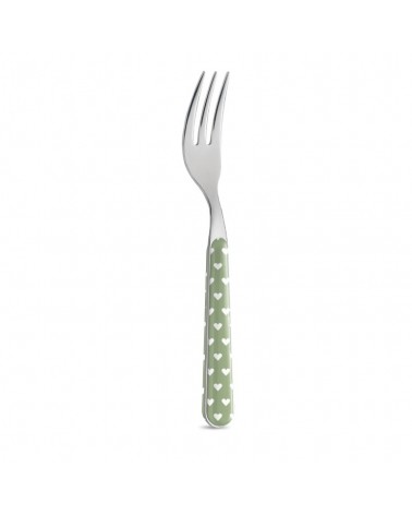 Fourchette sucrée avec décoration coeur - Neva Posateria Creativa -