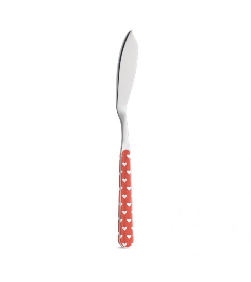 Set 12 Pièces Poisson avec Décoration Coeurs - Neva Creative Cutlery -