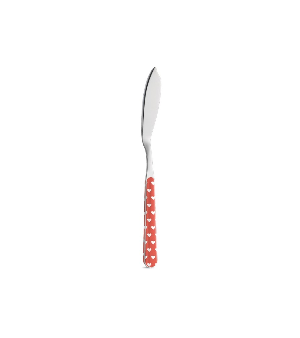 Set 12 Pièces Poisson avec Décoration Coeurs - Neva Creative Cutlery -
