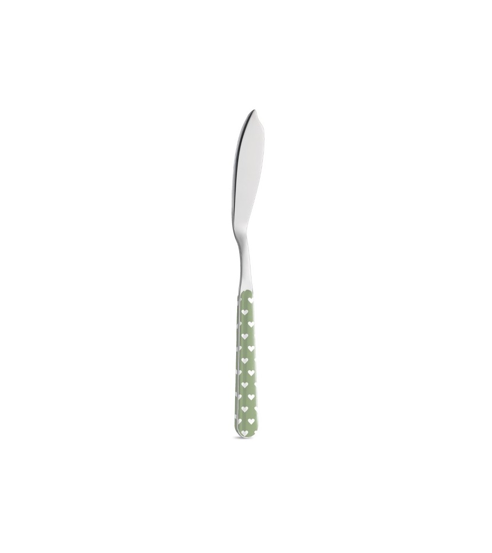 Set 12 Pièces Poisson avec Décoration Coeurs - Neva Creative Cutlery -
