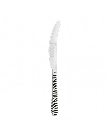 Coltello Pizza Animalier Zebrato - Neva Posateria Creativa - 