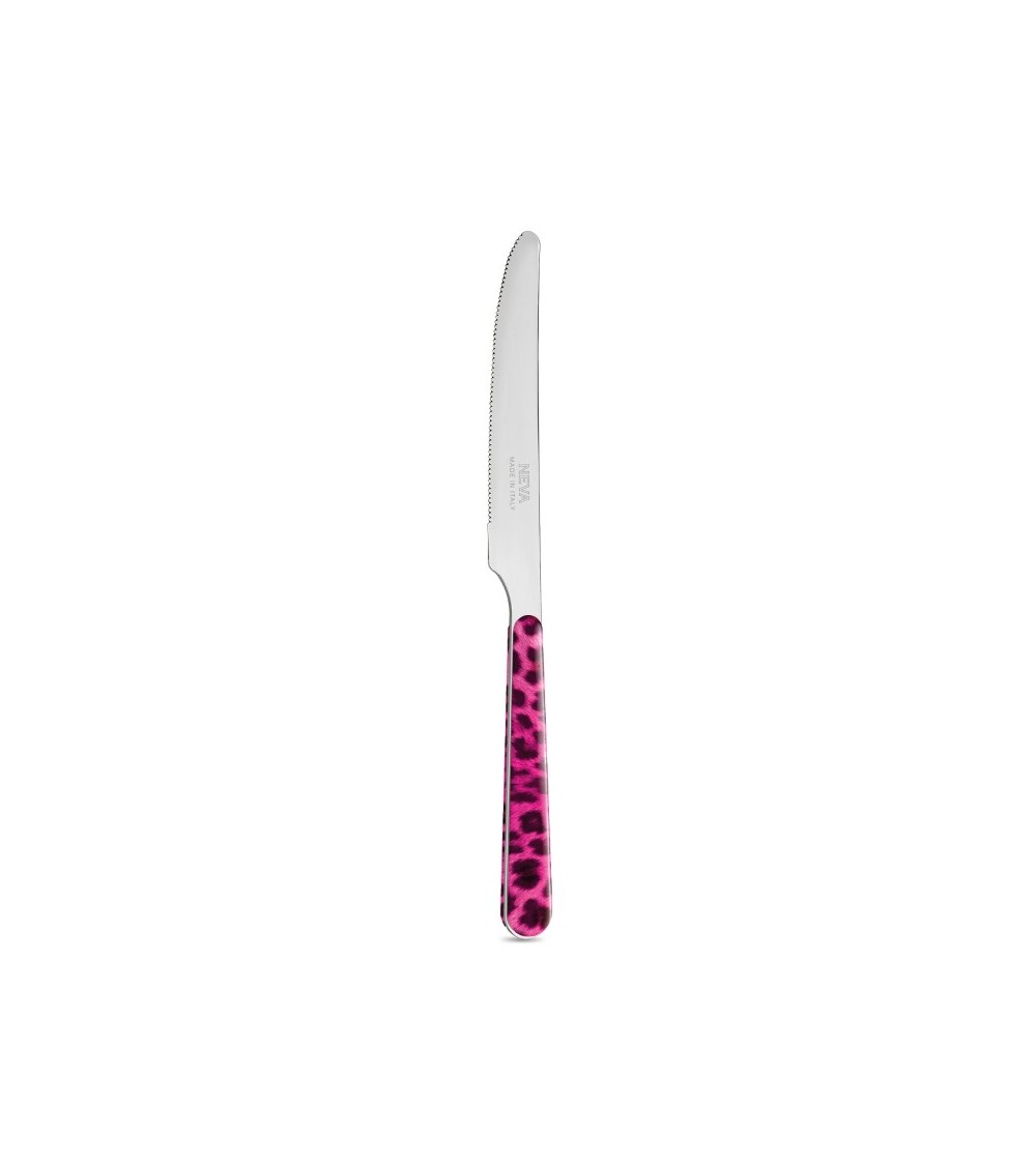 Coffret 18 Pièces Imprimé Léopard Animalier Fruit - Couverts Neva Creativa - 