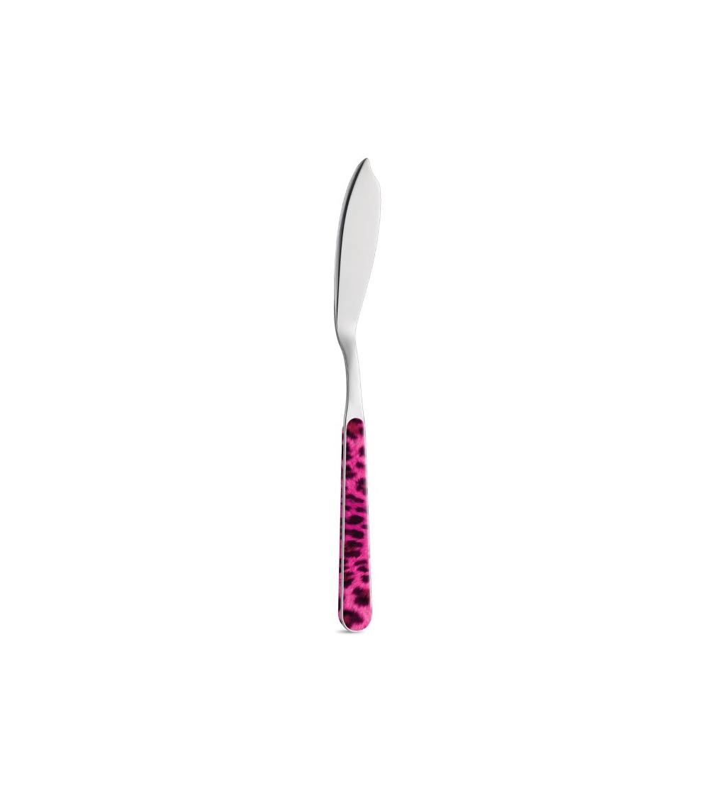 Set 12 Pieces Leopard Print Animalier Fish - Neva Creativa Cutlery -  - 