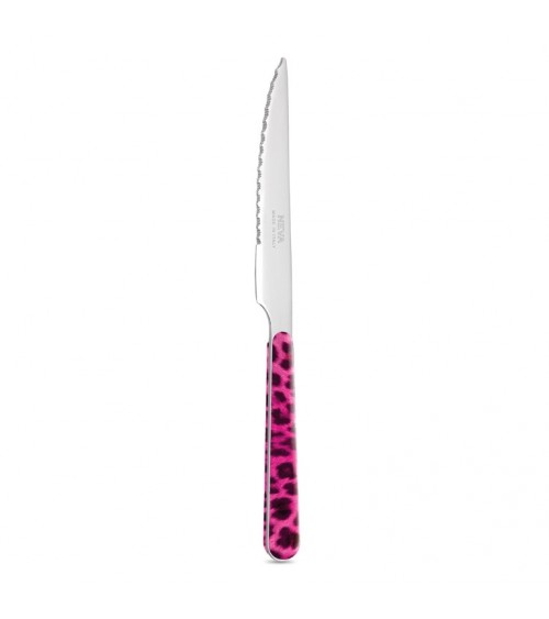 Couteau à Steak Léopard Animalier - Neva Posateria Creativa - 