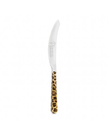 Couteau à Pizza Léopard Animalier - Neva Posateria Creativa - 