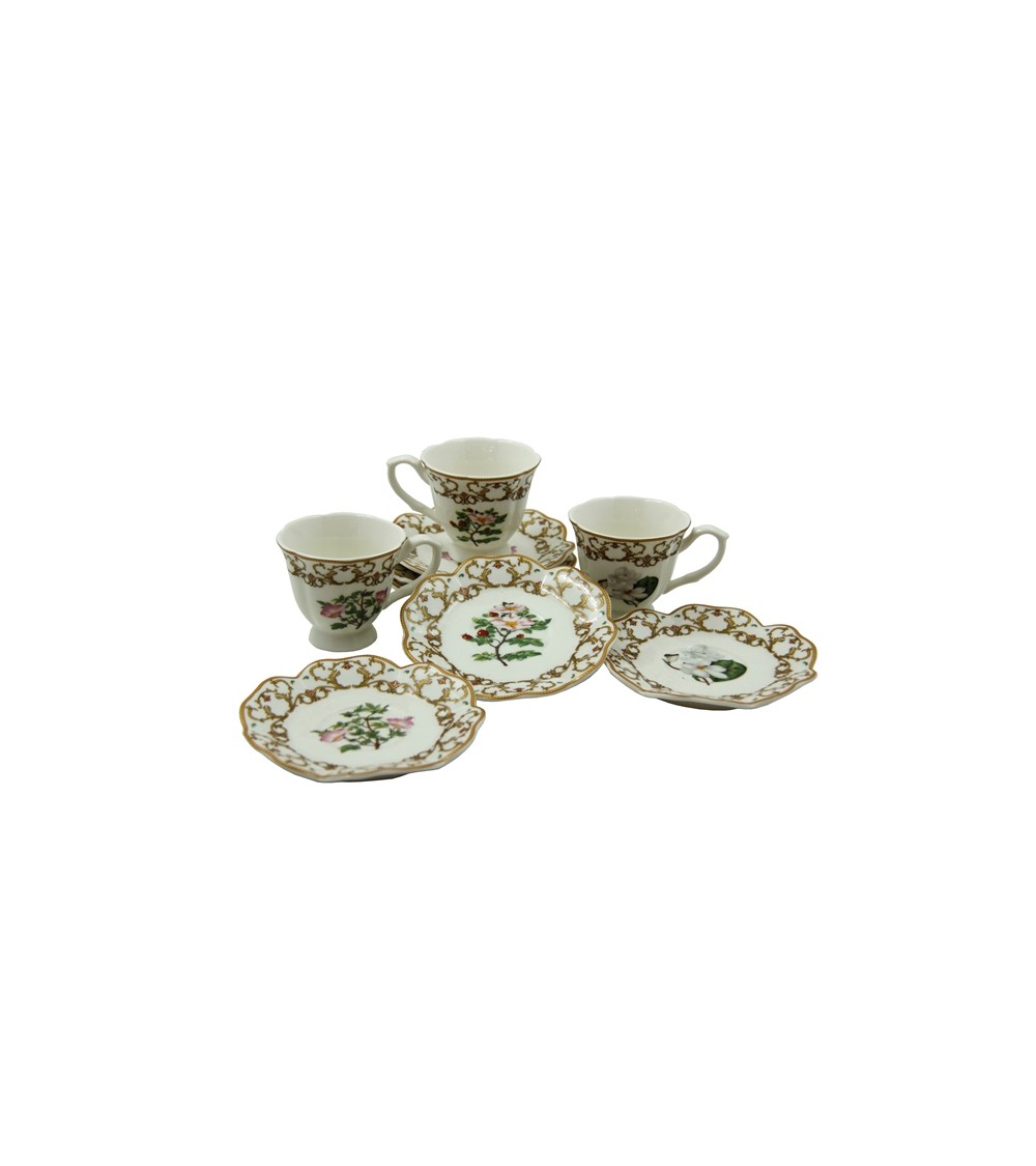 Flora Danica - Kaffeeservice - Made in Italy - Royal Family Sheffield -